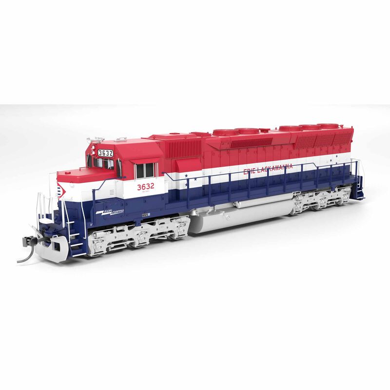 HO EMD SD45, EL 3632, Bicentennial Paint, No-Sound / DCC-Ready