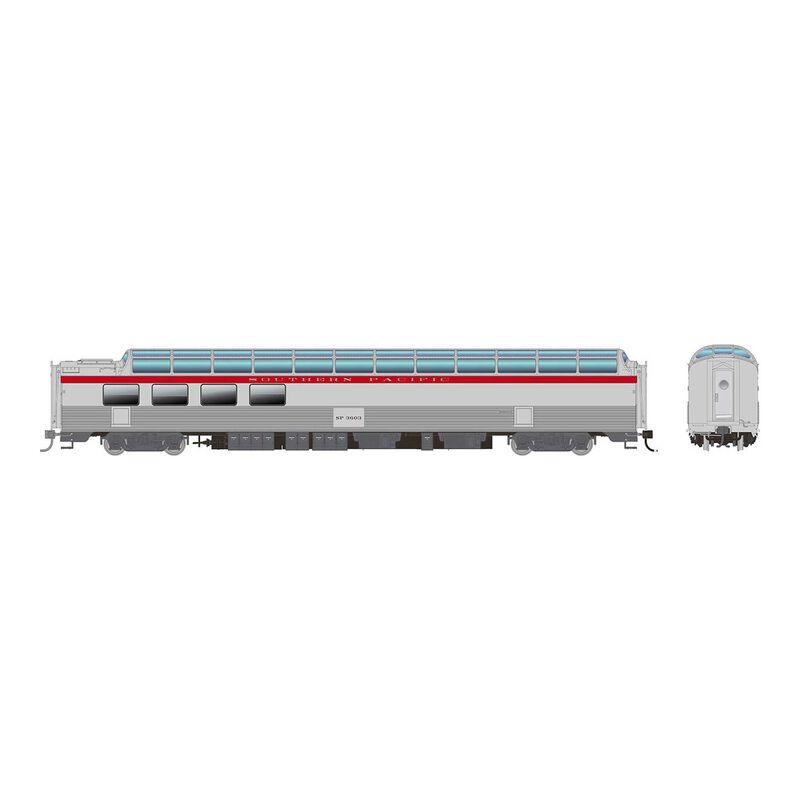 HO SP Dome-Lounge with Fluted Sides, SP General Service #3603