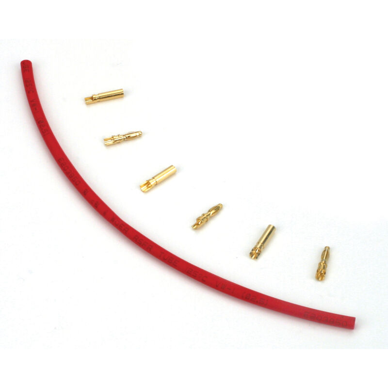Connector: Gold Bullet Set, 2mm (3)