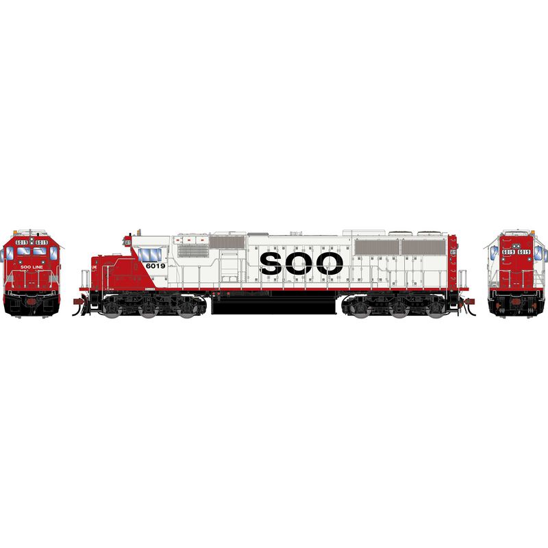 HO GEN SD60 Locomotive w/DCC & Sound, SOO #6019