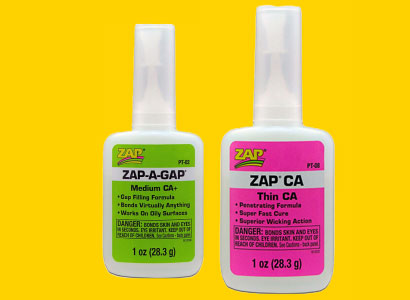 ZAP CA and CA+ Glue